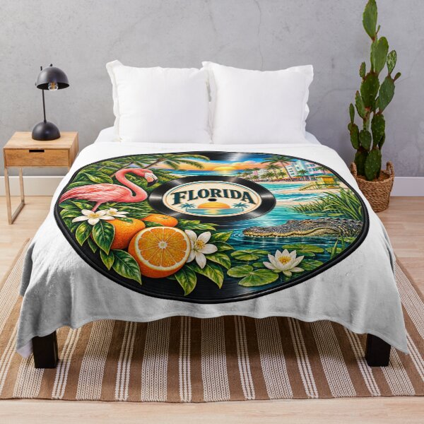 Artikelvorschau, Florida Vinyl-Schallplatte entworfen und verkauft von Whimspired By Paxx.