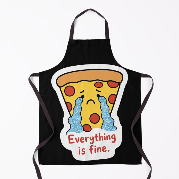 Item preview, Crying Pizza Slice - Everything Is Fine designed and sold by Vision Crafted.