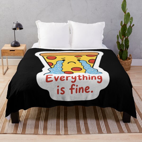 Item preview, Crying Pizza Slice - Everything Is Fine designed and sold by Vision Crafted.