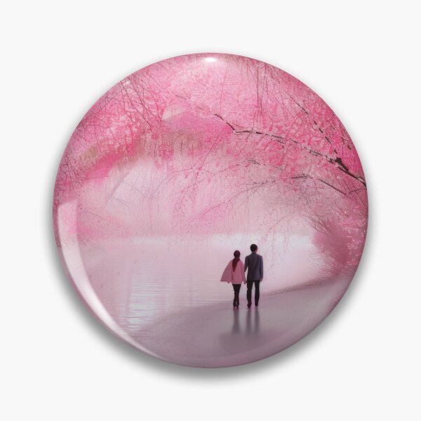 Item preview, Sakura Aesthetic – Romantic Spring Beneath Pink Cherry Blossoms designed and sold by FlowersColorful.