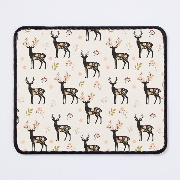 Item preview, Floral Deer Pattern designed and sold by DumpsterSage.