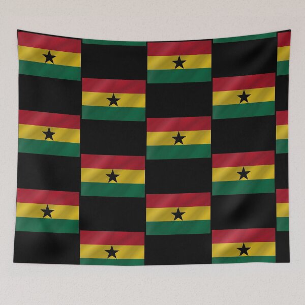Item preview, Ghanaian Waving Flag Ghana Pride Design designed and sold by YAZ.