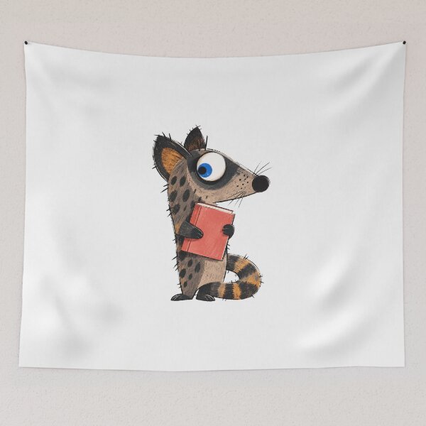 Item preview, Civet with a Closed Book designed and sold by The-Art-of-D.