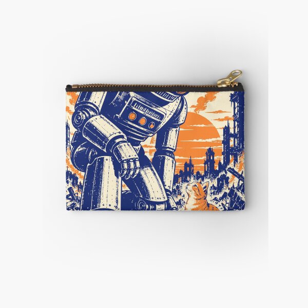 Item preview, The Last Small Friend Robot and Cat Artwork designed and sold by 89shirts.