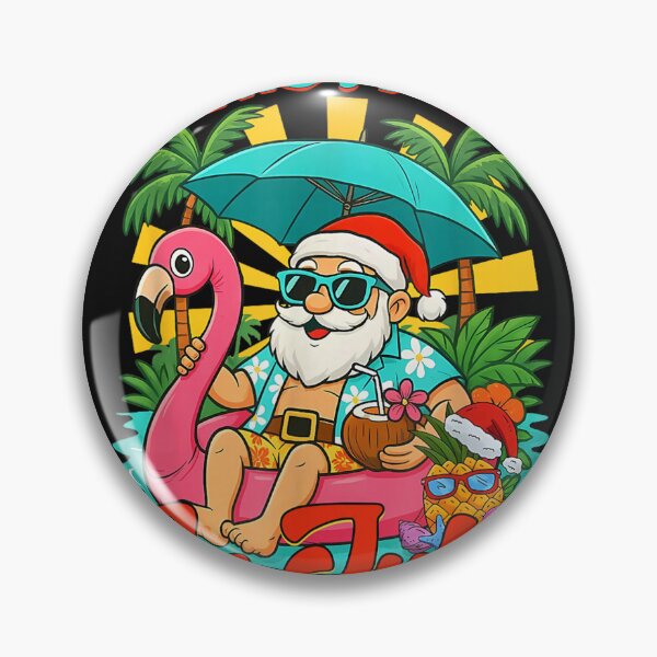 Item preview, Christmas in July Shirt Boys Kids Santa Flamingo Summer Xmas designed and sold by bandom557.