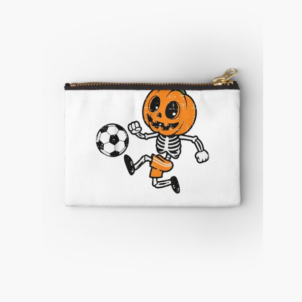 Item preview, Halloween Pumpkin Skeleton Soccer Football designed and sold by ALICIAxGONZALEZ.