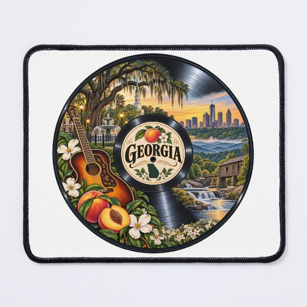Item preview, Georgia Vinyl Record designed and sold by Whimspired By Paxx.