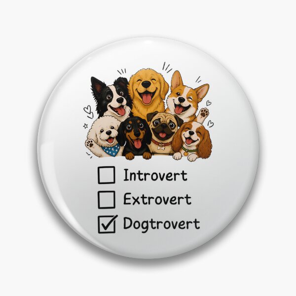 Item preview, Dogtrovert - Funny Dog Design designed and sold by christineirist.