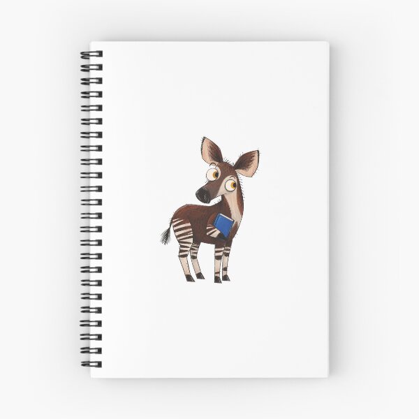 Item preview, Okapi with a Blue Sketchbook designed and sold by The-Art-of-D.