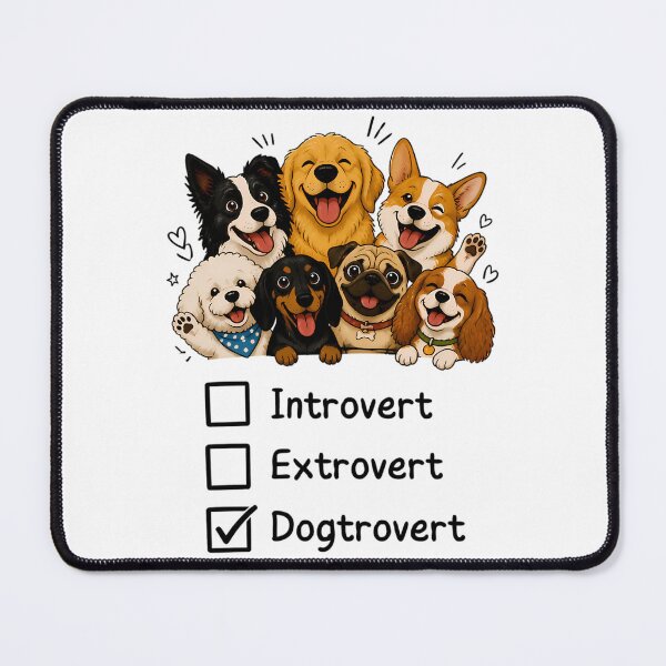 Item preview, Dogtrovert - Funny Dog Design designed and sold by christineirist.