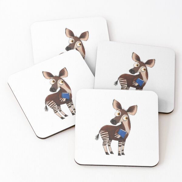 Item preview, Okapi with a Blue Sketchbook designed and sold by The-Art-of-D.