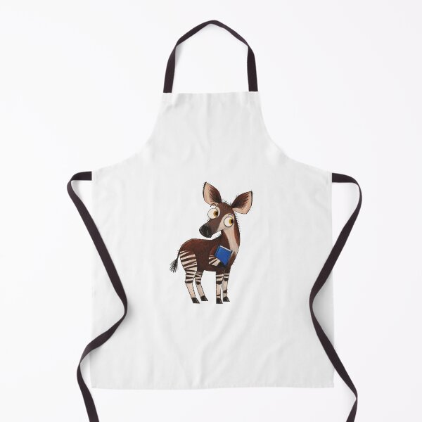 Artikelvorschau, Okapi mit einem blauen Skizzenbuch entworfen und verkauft von The-Art-of-D.