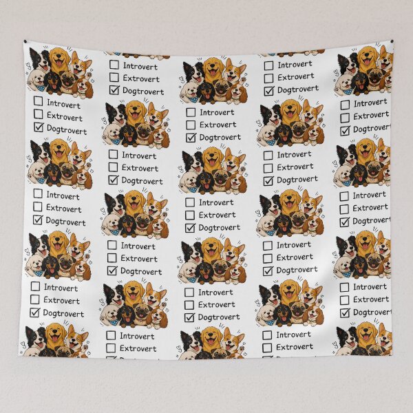 Item preview, Dogtrovert - Funny Dog Design designed and sold by christineirist.
