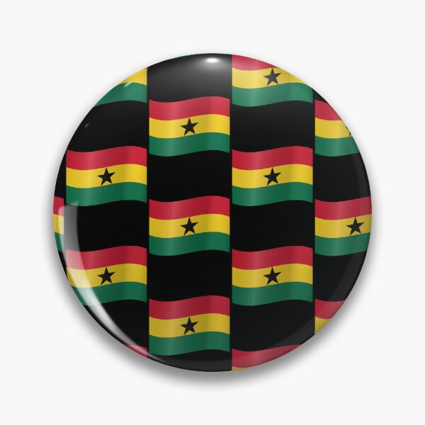 Item preview, Ghanaian Waving Flag Ghana Pride Design designed and sold by YAZ.