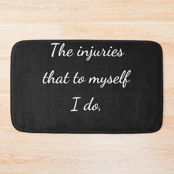 Item preview, “The injuries that to myself I do,” - handwriting white designed and sold by ariksworld.