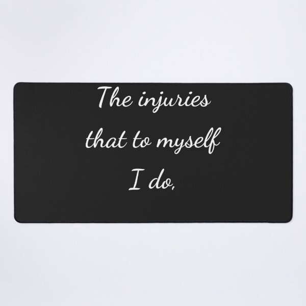 Item preview, “The injuries that to myself I do,” - handwriting white designed and sold by ariksworld.