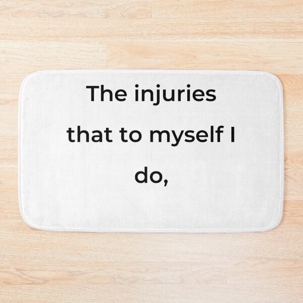 Item preview, “The injuries that to myself I do,” - print black designed and sold by ariksworld.