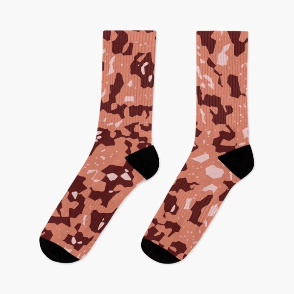 Item preview, Lush Lava Camouflage Stained Glass Patterns in Red and Orange Shades designed and sold by ShopieHome.