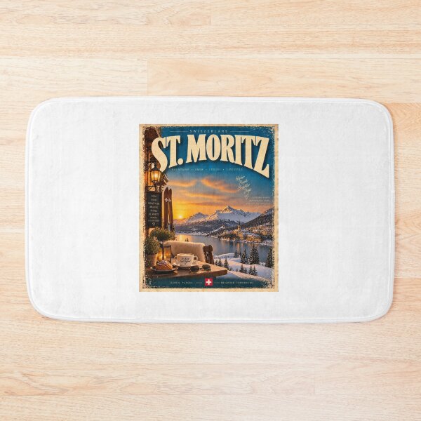 Item preview, St. Moritz Switzerland – Vintage Swiss Alps designed and sold by Fleetwood1994.