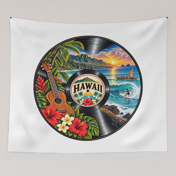 Item preview, Hawaii Vinyl Record designed and sold by Whimspired By Paxx.