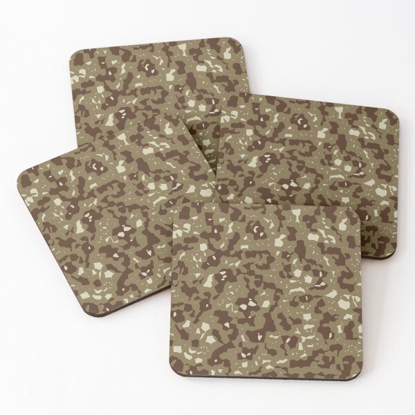 Item preview, Desert Camouflage Stained Glass Patterns in Green, Brown and Sand designed and sold by ShopieHome.