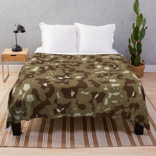 Item preview, Desert Camouflage Stained Glass Patterns in Green, Brown and Sand designed and sold by ShopieHome.