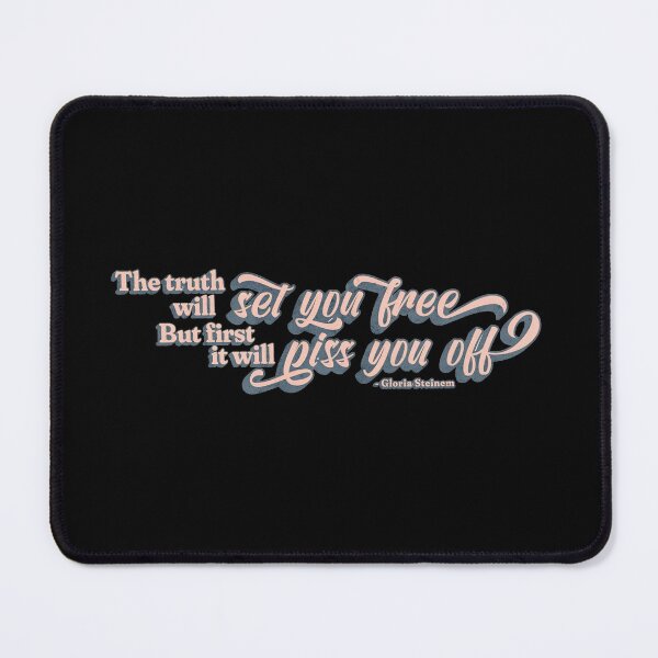 Item preview, Gloria Steinem - Gloria Steinem Memorial - Feminist Quote - Feminist Icon - The Truth Will Set You Free designed and sold by FrancesRobb.