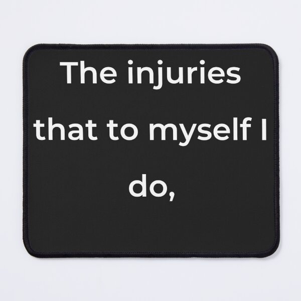 Item preview, “The injuries that to myself I do,” - print white designed and sold by ariksworld.