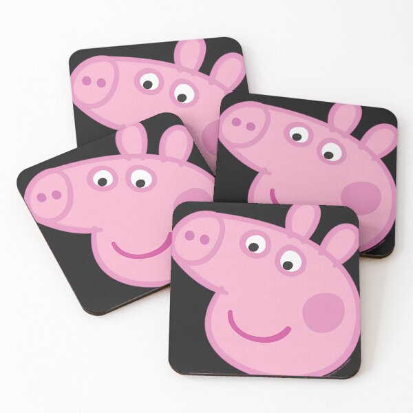 Item preview, Peppa Pig Big Face Cute Pink Animal designed and sold by Brian Hupp.
