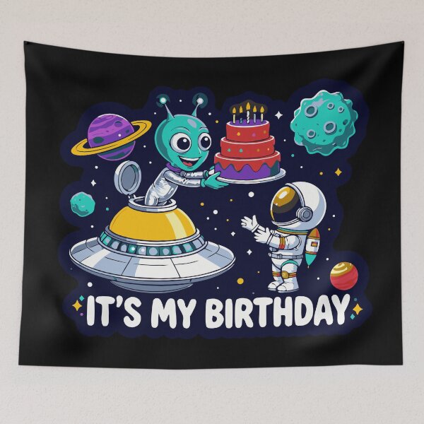 Item preview, Astronaut Alien Birthday Space Loving designed and sold by giftfromheart.