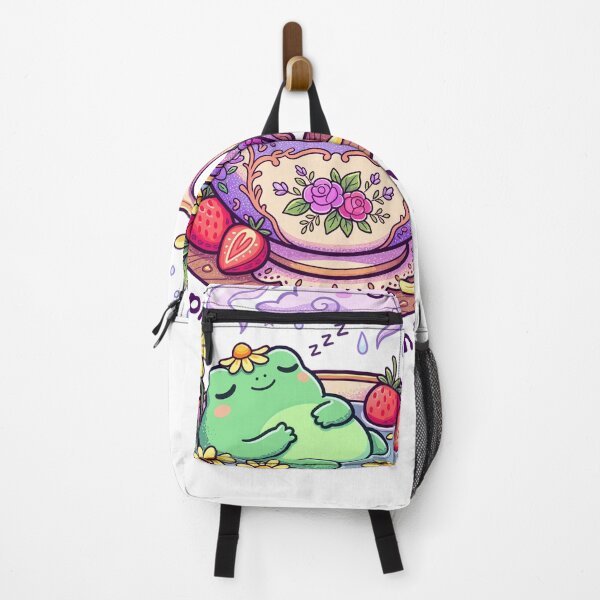 Item preview, Cute Kawaii Chibi Teacup Frog Rose Vinyl Sticker designed and sold by Aesthetic Amphi-Lab.