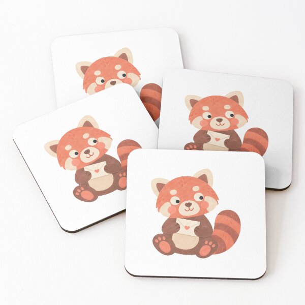 Item preview, Red Panda with a Tiny Envelope designed and sold by The-Art-of-D.