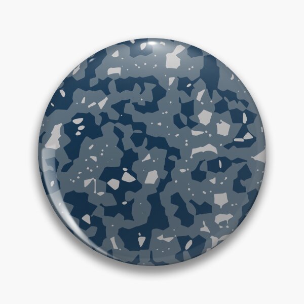 Item preview, Winter Camouflage Stained Glass Patterns in Blue Shades designed and sold by ShopieHome.
