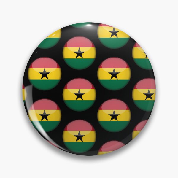 Item preview, Ghanaian 3D Round Flag Ghana Pride Design designed and sold by YAZ.