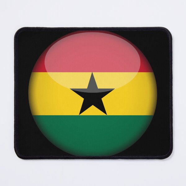 Item preview, Ghanaian 3D Round Flag Ghana Pride Design designed and sold by YAZ.