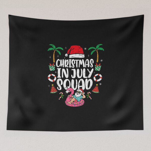 Item preview, Christmas in July Squad Funny Summer Vacation Men Women Kids designed and sold by bandom557.