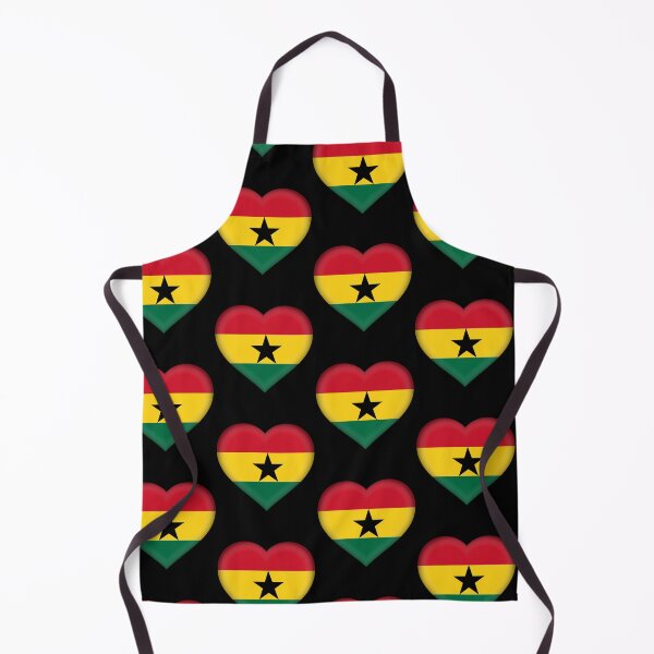 Item preview, Ghanaian 3D Flag Heart Ghana Love Design designed and sold by YAZ.