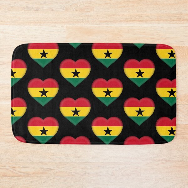 Item preview, Ghanaian 3D Flag Heart Ghana Love Design designed and sold by YAZ.