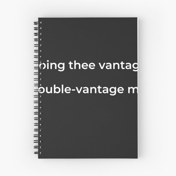 Item preview, “Doing thee vantage, double-vantage me.” - print white designed and sold by ariksworld.