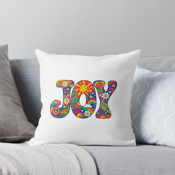 Item preview, Psychedelic JOY pattern designed and sold by LongIslandDesgn.