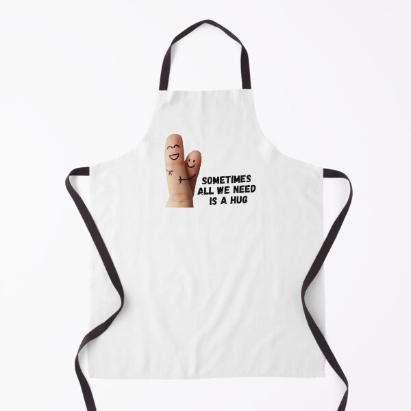 Item preview, Sometimes All We Need Is a Hug – Cute Smiley Finger Hug Design designed and sold by CutieGalore.
