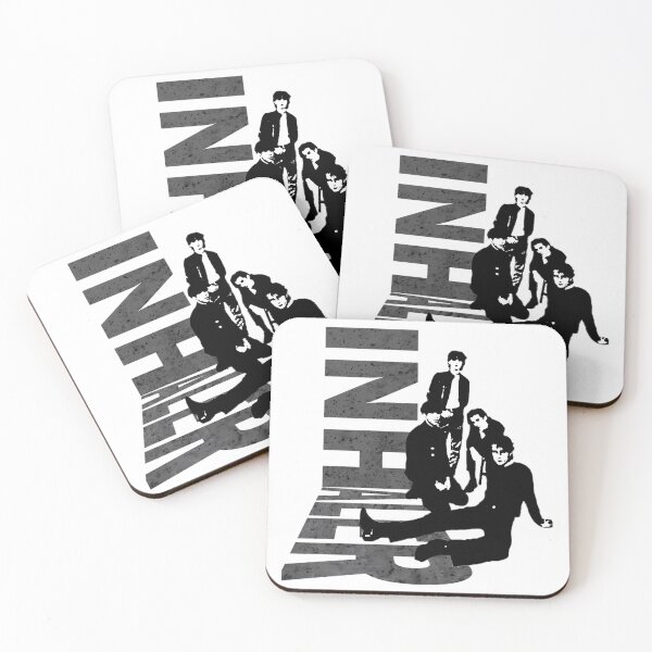 Item preview, Inhaler Band Dublin Retro Black White Alternative Rock Fan Art designed and sold by MallieSanford.