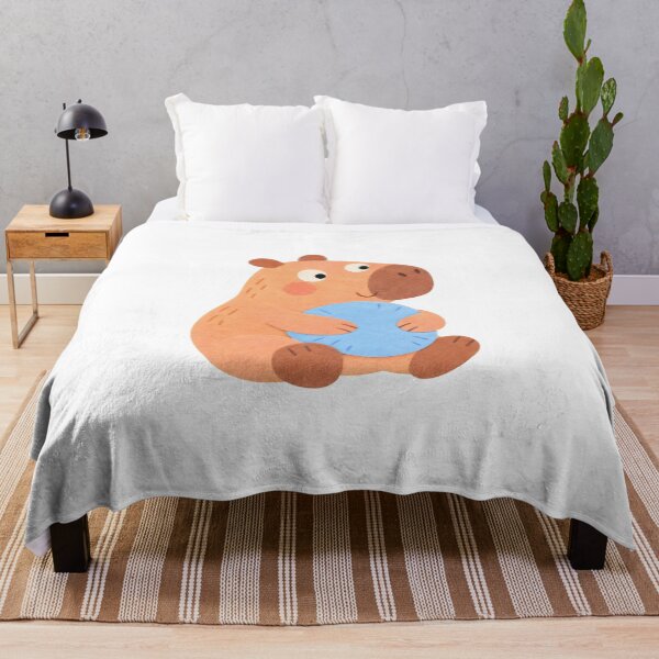 Item preview, Capybara with a Round Cushion designed and sold by The-Art-of-D.