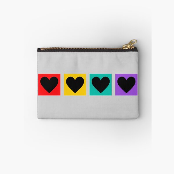 Item preview, Retro Minimalist Pop Art Black Heart Color Block designed and sold by ANJ Creative Designs.
