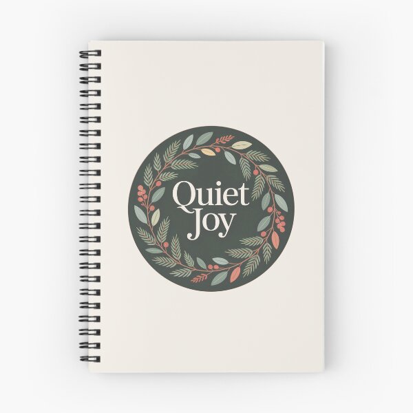 Item preview, Quiet Joy Christmas Botanical Wreath designed and sold by TrendMorphic.