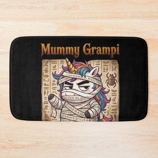 Item preview, Mummy Grampi Tangled In Bandage Funny Halloween Unicorn designed and sold by Sitred123.