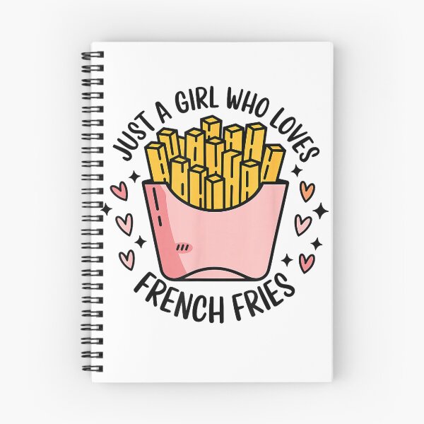 Item preview, Fries Lover Just A Girl Who Loves French Fries Fast Food T-Shirt designed and sold by gidget-gadget.