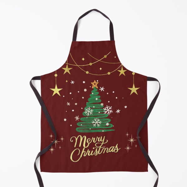 Item preview, Elegant Merry Christmas Tree Gold Stars Holiday Design designed and sold by DanielBDesigns.