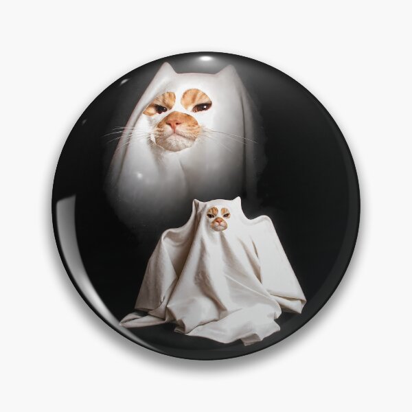 Item preview, Ghost Kitten, Retro Halloween Cat designed and sold by Watersongnerd.
