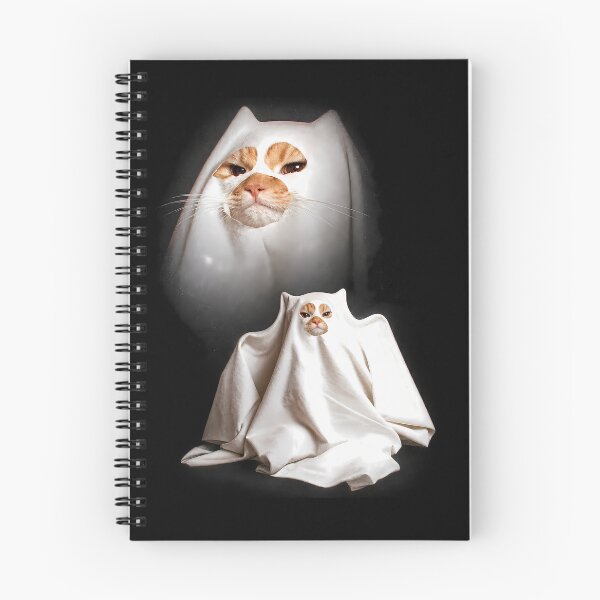 Item preview, Ghost Kitten, Retro Halloween Cat designed and sold by Watersongnerd.